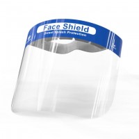 YH04 Disposable Safety Face Shield Fluid Resistant Full Face Mask Transparent Single Use Mask  Protection face shield